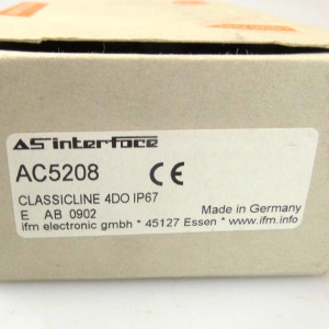 ifm AS-Interface Modul AC5208 Classicline 4DO IP67 OVP