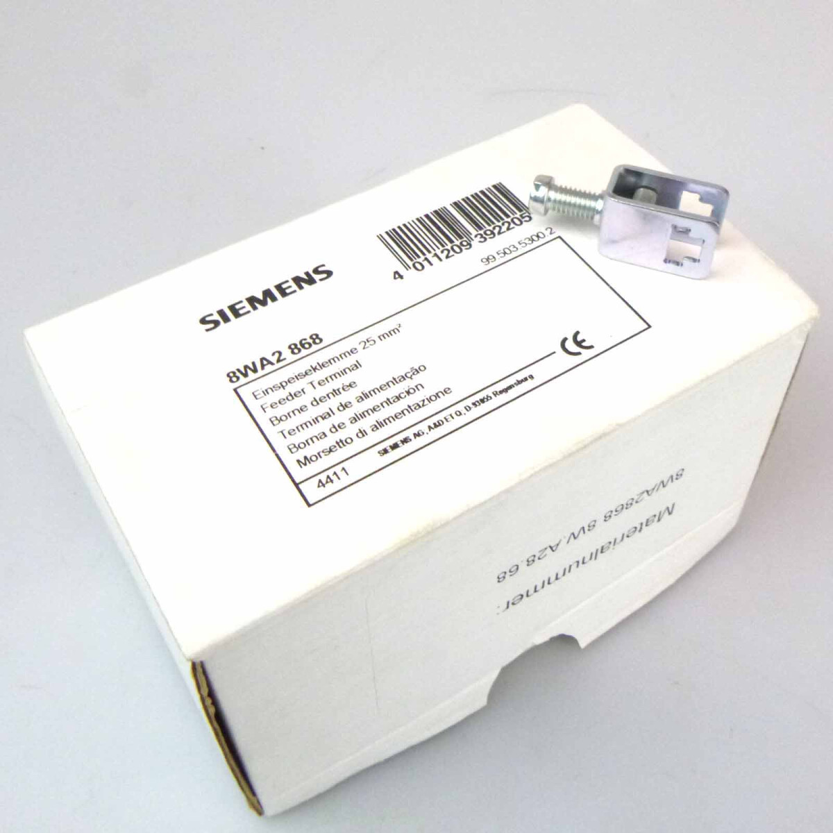 Siemens Einspeiseklemmen 8WA2 868 (20Stk.) OVP