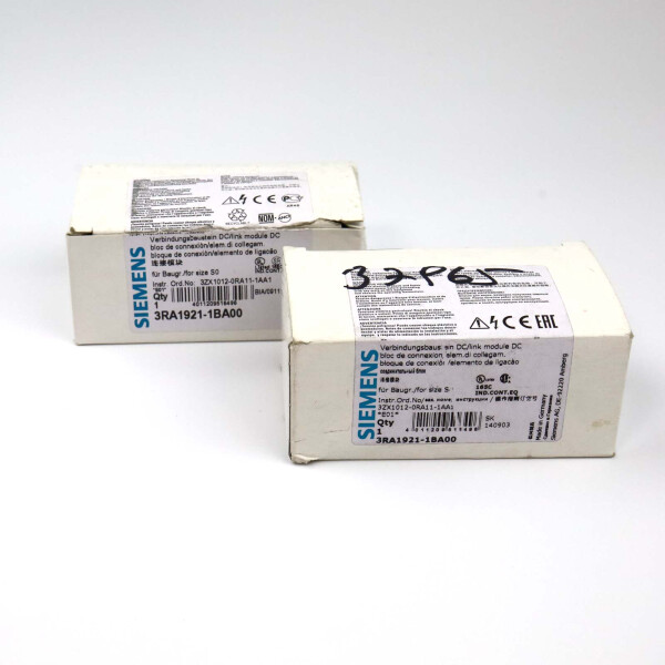 Siemens Verbindungsbaustein 3RA1921-1BA00 (2Stk.) OVP
