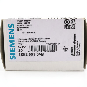 Siemens Träger 3SB3 901-0AB (20Stk) OVP