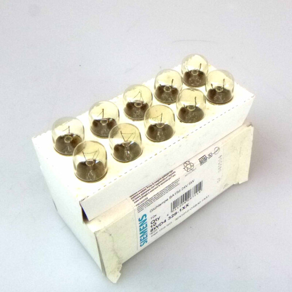 Siemens Glühlampe 5W 8WD4328-1XX (10Stk.) OVP