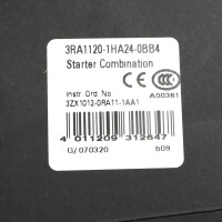 Siemens Starterkombination 3RA1120-1HA24-0BB4 OVP