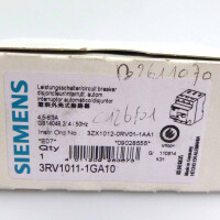 Siemens Leistungsschalter 3RV1011-1GA10 OVP