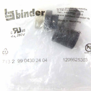 binder Stecker 713 2 99 0430 24 04 1206625303 OVP