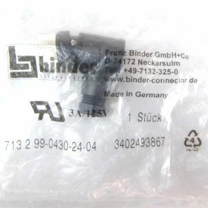 binder Stecker 713 2 99-0430-24-04 3402493867 OVP