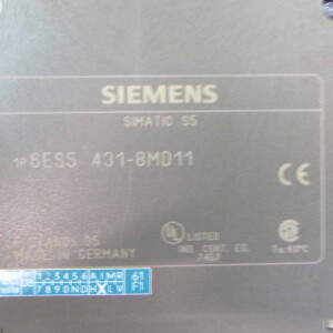 Simatic S5 DI431 6ES5 431-8MD11 E-Stand 05 NOV