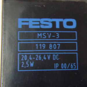 Festo Magnetventil MVH-5/3G-1/4B 19138 GEB