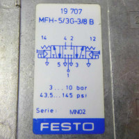 FESTO Magnetventil MFH-5/3G-3/8-B 19707 GEB
