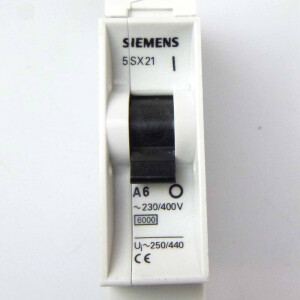 Siemens Leitungsschutzschalter 5SX2106-5 OVP