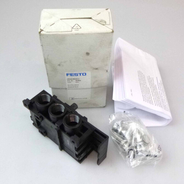 Festo Anschlussblock CPE18-PRSGO-3 187821 OVP