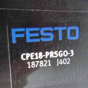 Festo Anschlussblock CPE18-PRSGO-3 187821 OVP