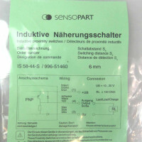 SENSOPART Induktiver Näherungsschalter IS 58-44-S 996-51460 OVP