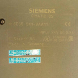 Simatic S5 CP541 6ES5 541-8AA11 #K2 GEB