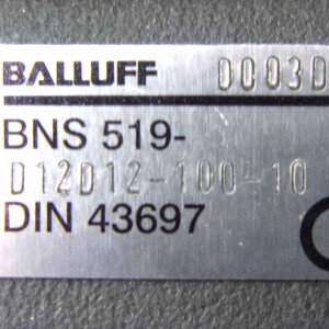 Balluff Nockenschalter BNS 519-D12D12-100-10 0003D GEB