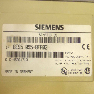 Simatic S5 CPU095 6ES5 095-8FA02 GEB