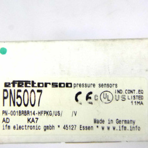 ifm electronic Drucksensor PN-001BRBR14-HFPKG/US/ /V PN5007 OVP