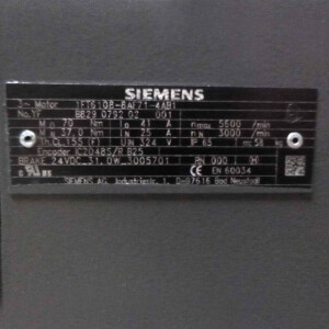 Siemens Synchron-Servomotor 1FT6108-8AF71-4AB1 REM