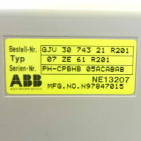 ABB CPU 07 ZE 61 R201 Bestell-Nr.: GJV 30 743 21 R201 GEB