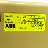 ABB CPU 07 ZE 61 R101 Bestell-Nr.: GJV 30 743 21 R101 GEB