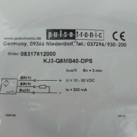 pulsotronic induktiver Sensor KJ3-Q8MB40-DPS 08317612000 OVP
