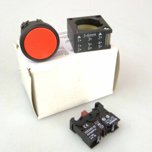 Siemens Drucktaster 3SB3 203-0AA21-0CC0 OVP