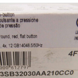 Siemens Drucktaster 3SB3 203-0AA21-0CC0 OVP