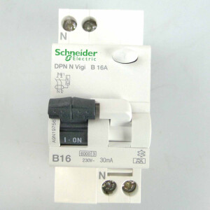 Schneider Electric FI-Schutzschalter A9N19756 ACTI9-DPN Vigi 1P+N-B16-30mA 061328 OVP