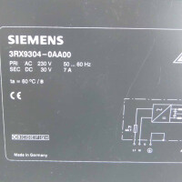 Siemens AS-Interface Netzteil 3RX9304-0AA00 GEB