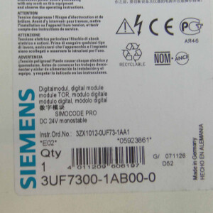 Siemens Digitalmodul 3UF7300-1AB00-0 OVP