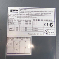 Parker AC-Drive AC890 890CA-532500B0-R00-U 890CA/5/0050B/N/RT/N/EN/00/00 GEB