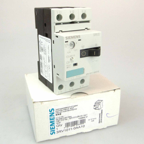 Siemens Leistungsschalter 3RV1011-0AA10 OVP
