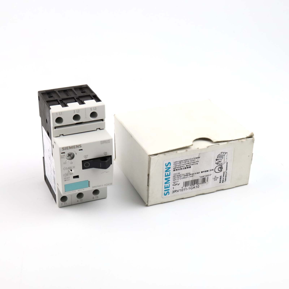 Siemens Leistungsschalter 3RV1011-1CA10 OVP