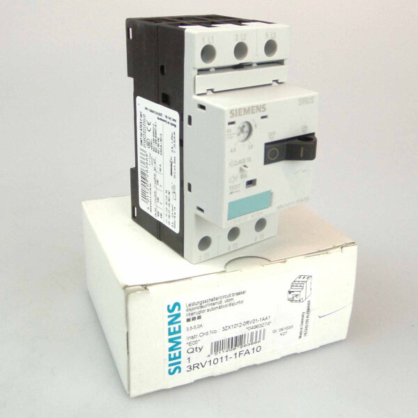 Siemens Leistungsschalter 3RV1011-1FA10 OVP