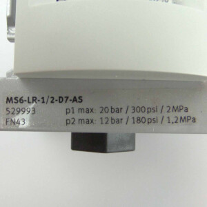 Festo Druckregelventil MS6-LR-1/2-D7-AS 529993 OVP