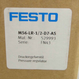 Festo Druckregelventil MS6-LR-1/2-D7-AS 529993 OVP