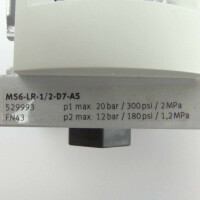 Festo Druckregelventil MS6-LR-1/2-D7-AS 529993 OVP