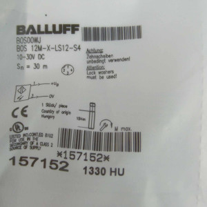 Balluff Einweglichtschranke BOS 12M-X-LS12-S4 BOS00WJ OVP