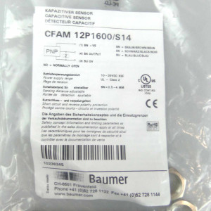 Baumer electric Kapazitive Sensor CFAM 12P1600/S14 OVP