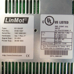 LinMot Profibus DP Drive E1130-DP 0150-1667 GEB