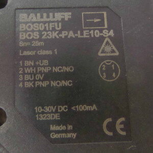 Balluff Einweglichtschranke BOS 23K-PA-LE10-S4 BOS01FU GEB