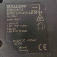 Balluff Einweglichtschranke BOS 23K-PA-LE10-S4 BOS01FU GEB