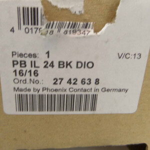 Phoenix Contact Buskoppler PB IL 24 BK DIO 16/16 2742638 OVP