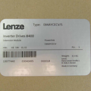 Lenze Extension Module E84AYCECV/S 13377440 SIE