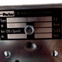 Parker Bremswiderstand 5003.0005 B560/26,6 GEB
