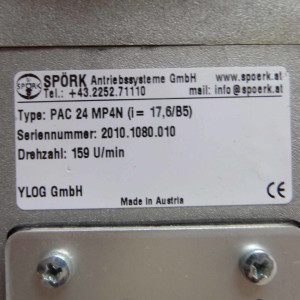 Minimotor/Spörk Getriebemotor PAC24MP4N i=17,6 NOV