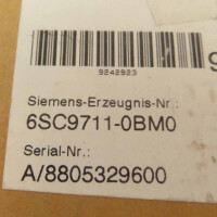 Siemens Simodrive Regelung 6SC9711-0BM0 E-Stand:C REM