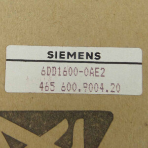 Siemens Simadyn D 6DD1600-0AE2 E-Stand:E REM