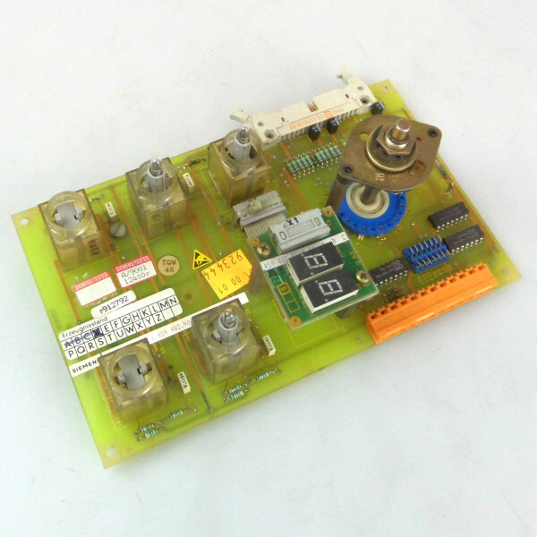 Siemens Bedienfeldbaugruppe 6SC9731-0CA0 E-Stand:D GEB