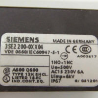 Siemens Positionsschalter 3SE2200-0XX04 NOV