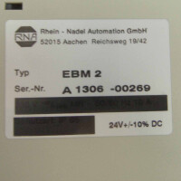 Rhein Nadel Automation GmbH Controller EBM 2 NOV